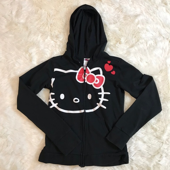 hello kitty zip up hoodie